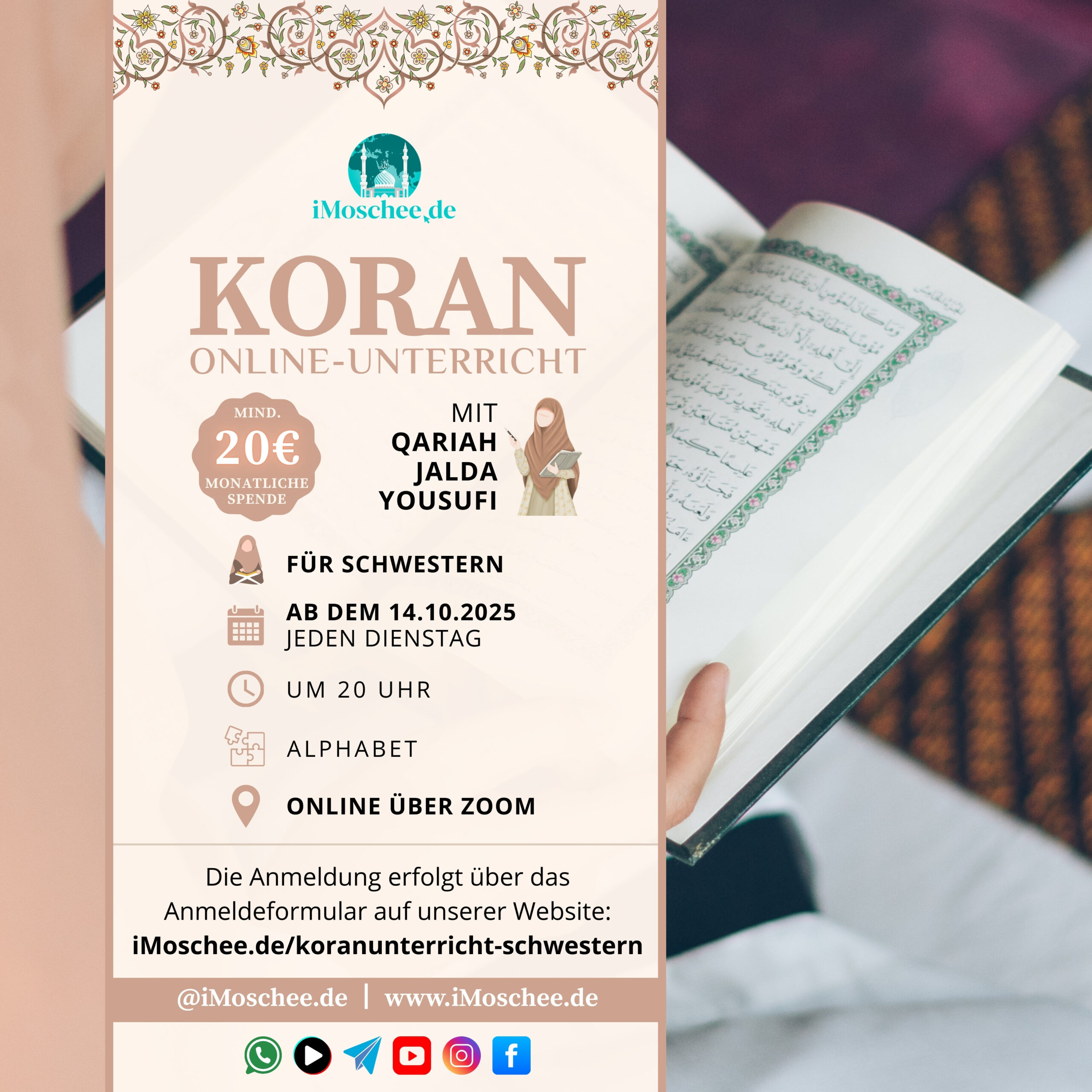 Koran Online-Unterricht-26 Koranunterricht für Schwestern